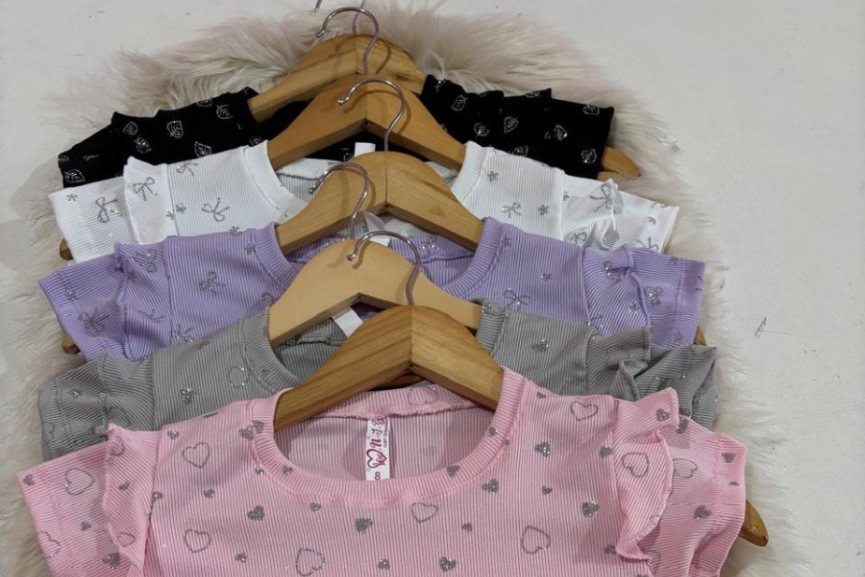 Remeras morley con brillo para nena