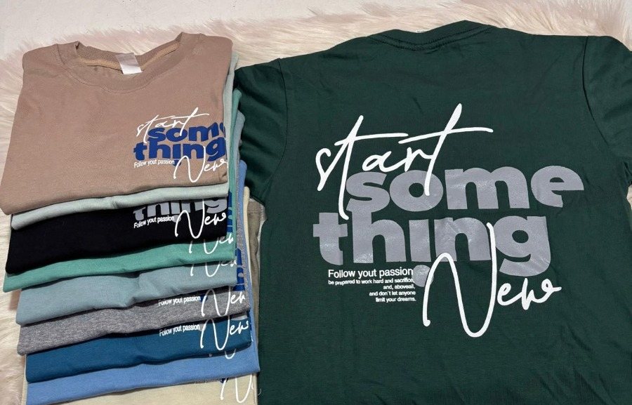 Remeras de algodón peinado estampadas